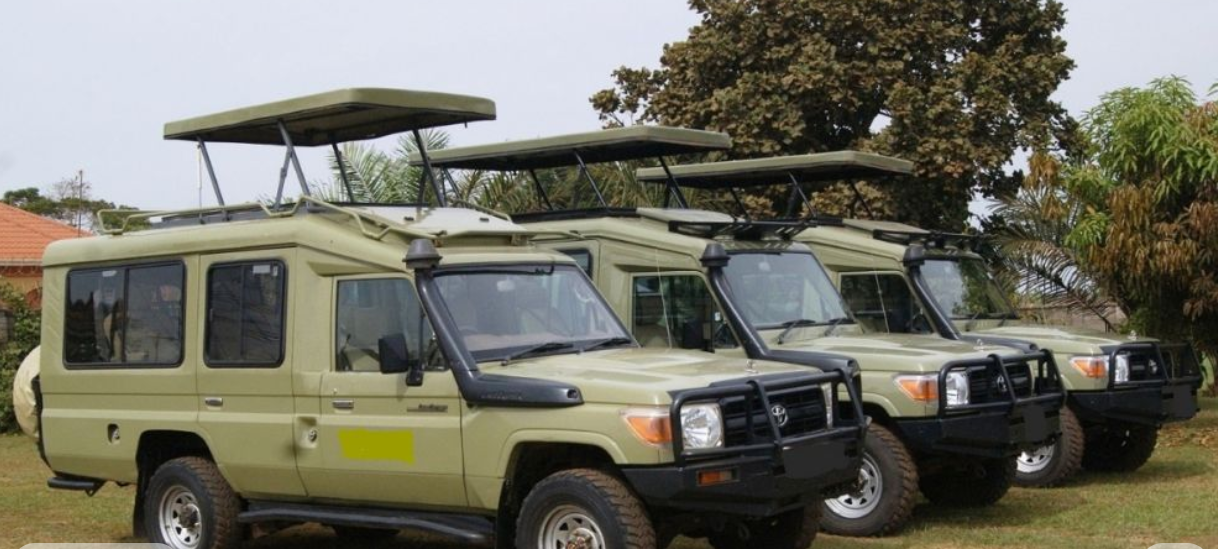 Safari Land Cruiser Hire Uganda – Pop-Up Roof 4×4